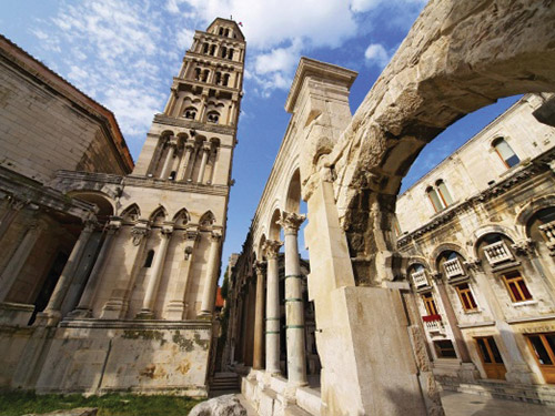 Der Diokletian-Palast in Split